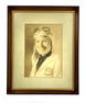 Early WWII Lady Aviator Framed Photograph