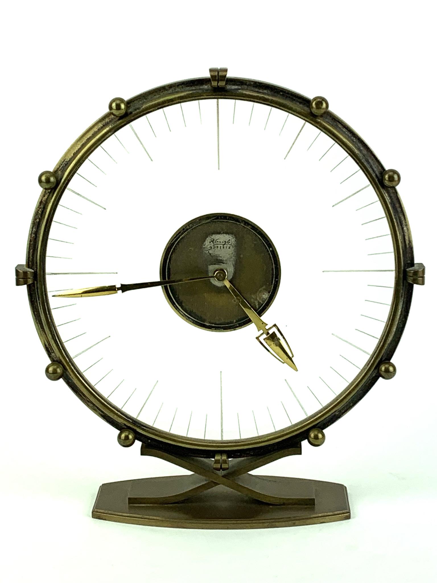Kienzle Superia Art Deco Bronze Clock (1 of 10)