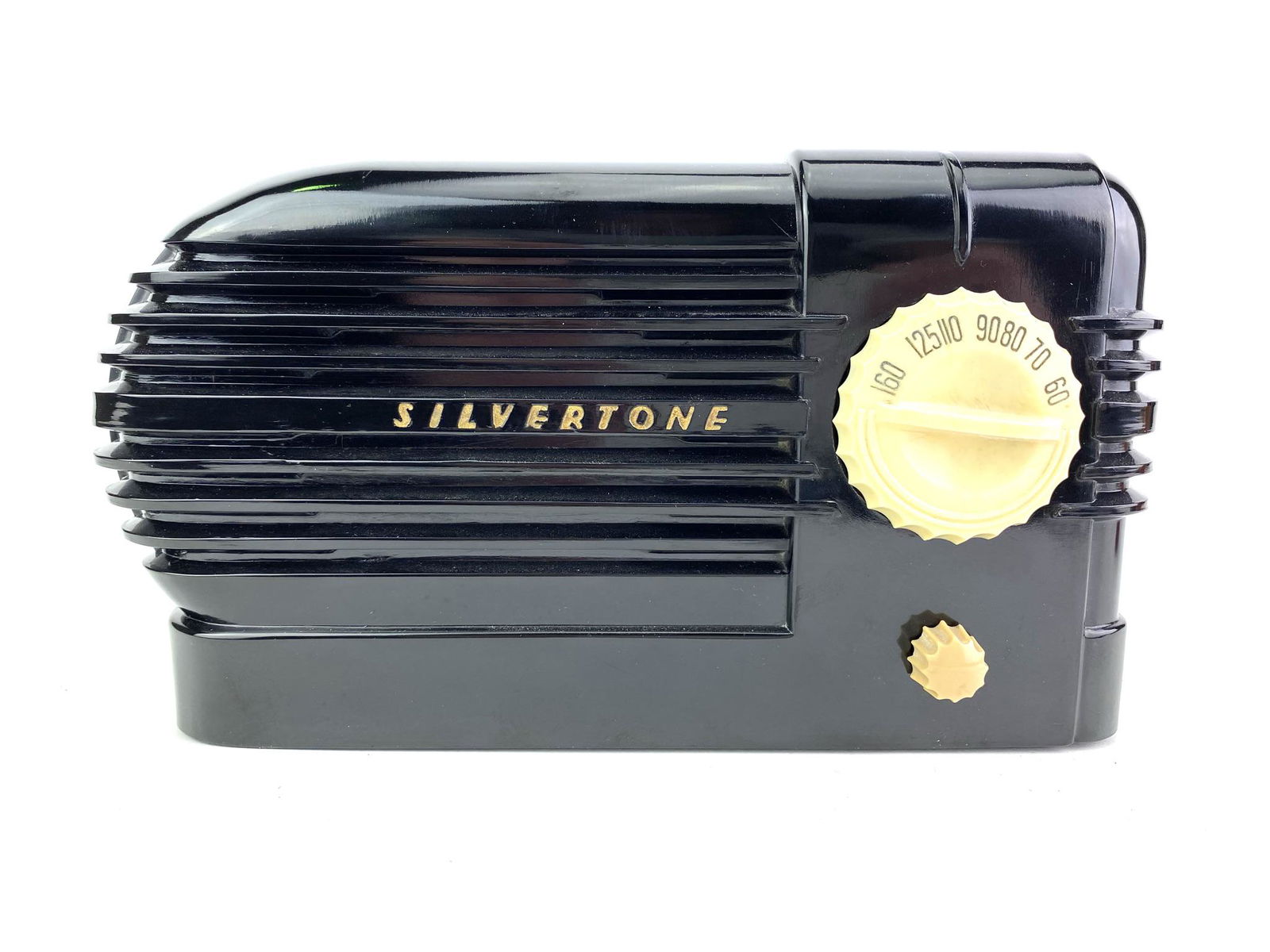 Art Deco Bakelite Silvertone 6177-A Tube Radio (1 of 8)