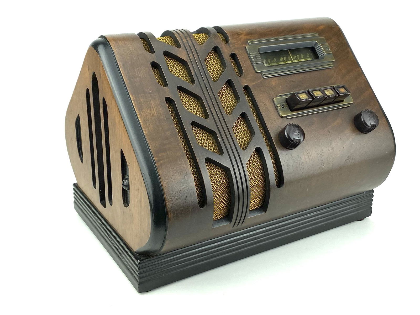 Art Deco Stewart Warner Spade Model 91-51WT Radio (1 of 8)