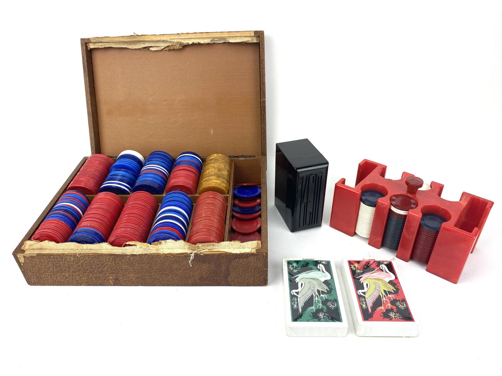 Art Deco Poker Chip Bakelite  Playing Cards Group (1 of 9)