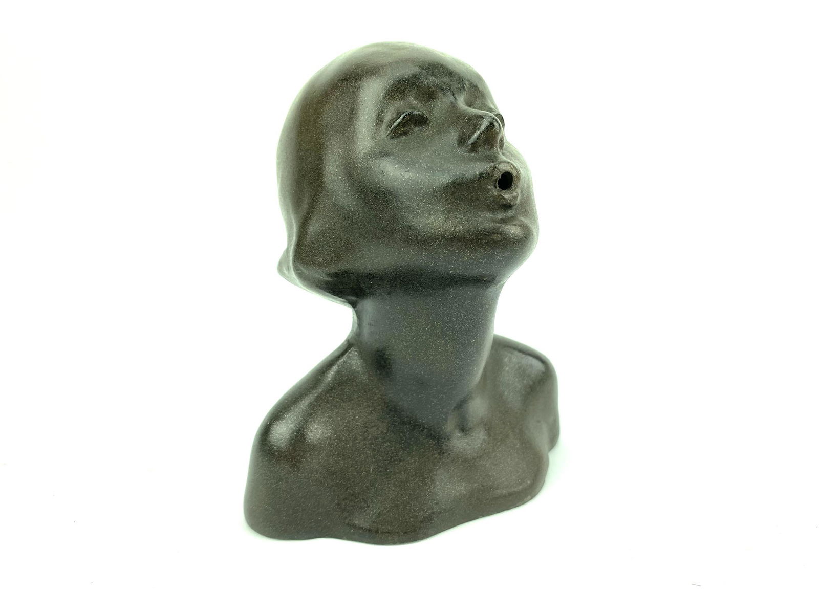1920's Art Deco Lady Head Incense Burner (1 of 6)