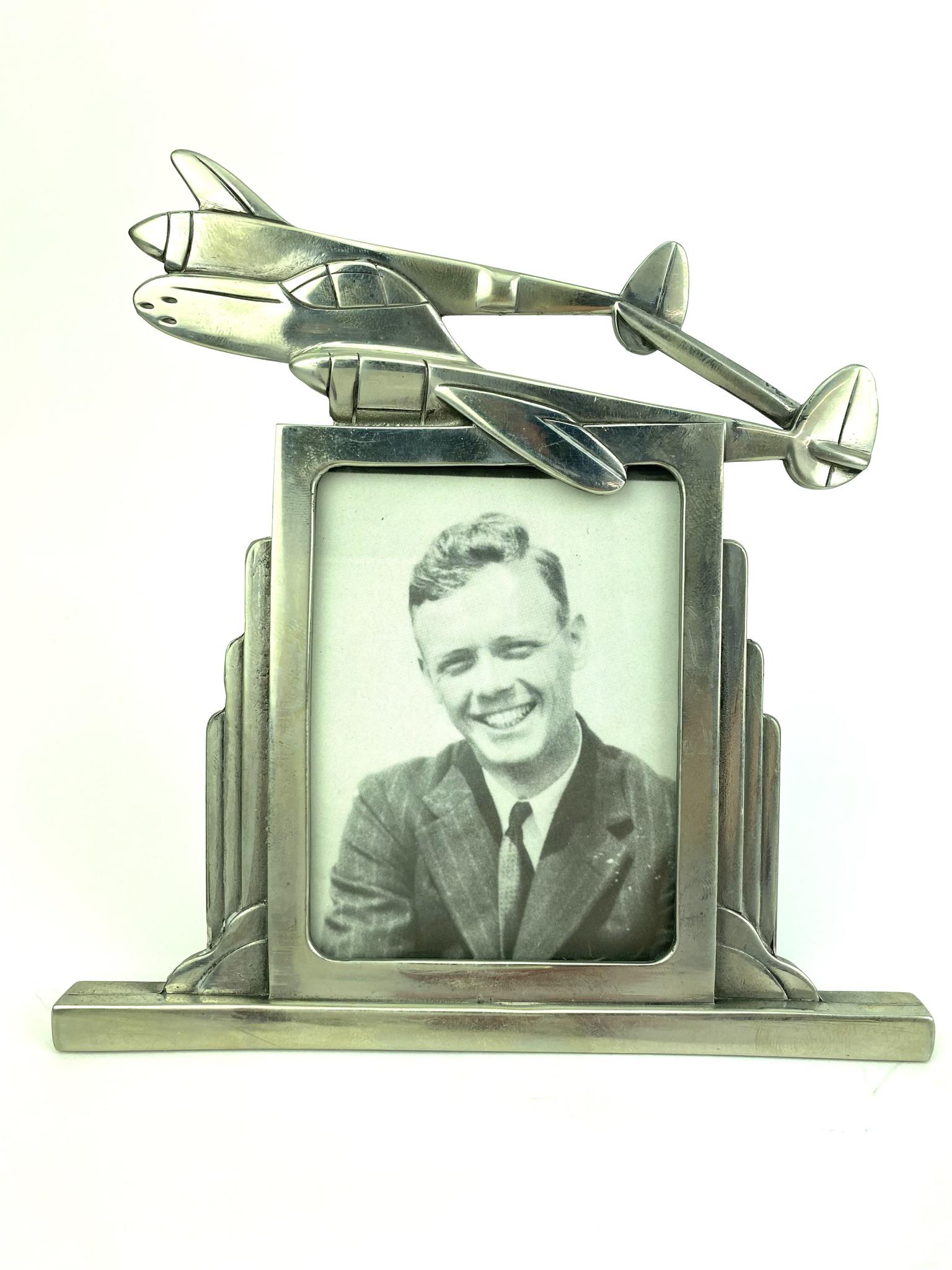 Art Deco Style Streamline Plane Picture Frame (1 of 6)