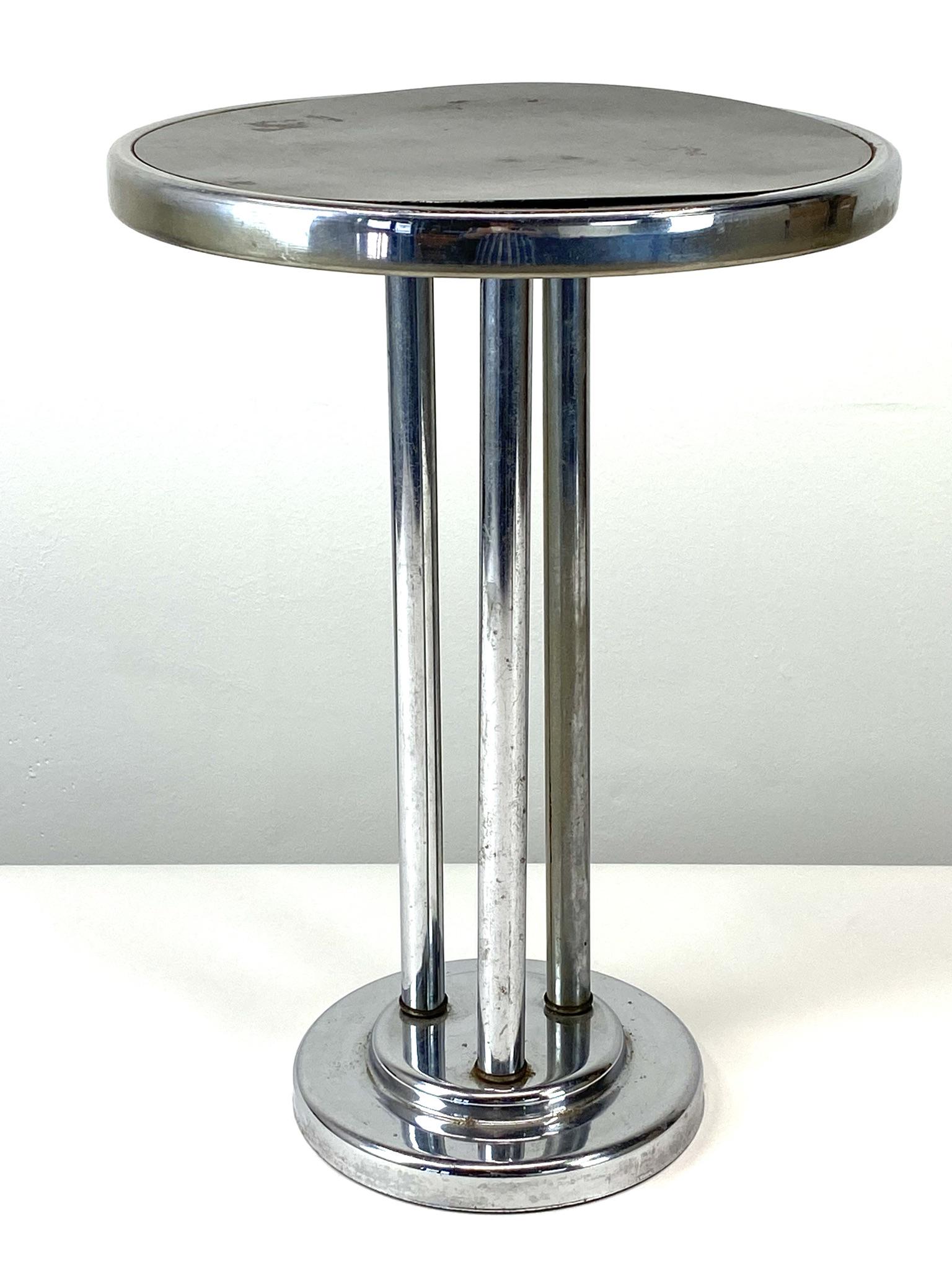 Art Deco Wolfgang Hoffmann Chrome Side Table Howell (1 of 8)