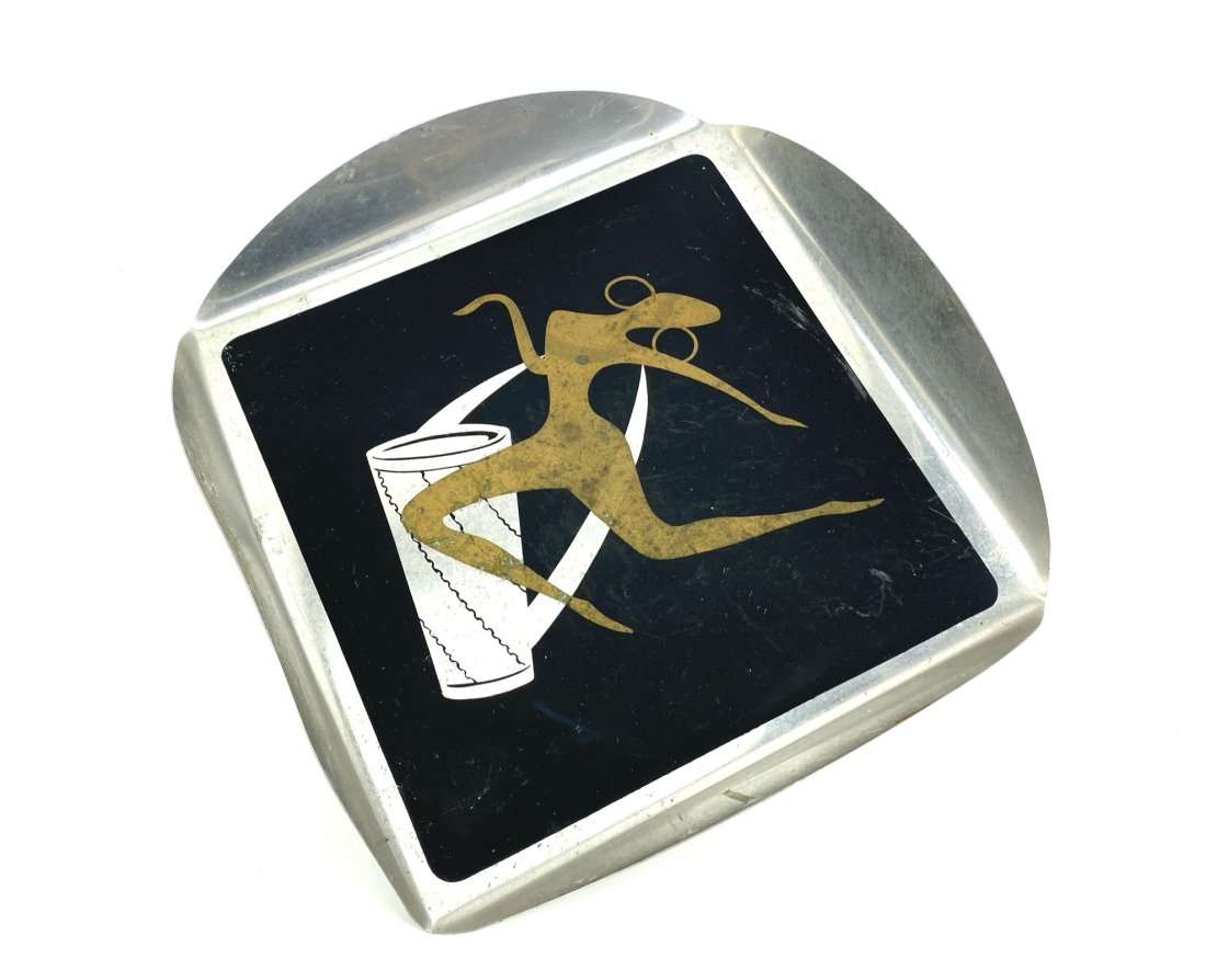 Art Deco Aluminum Bar Tray (1 of 5)