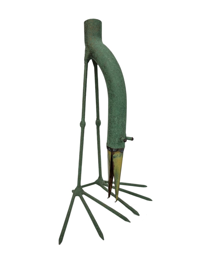 Gino Bushini Signed Copper Bird Sculpture (1 of 6)