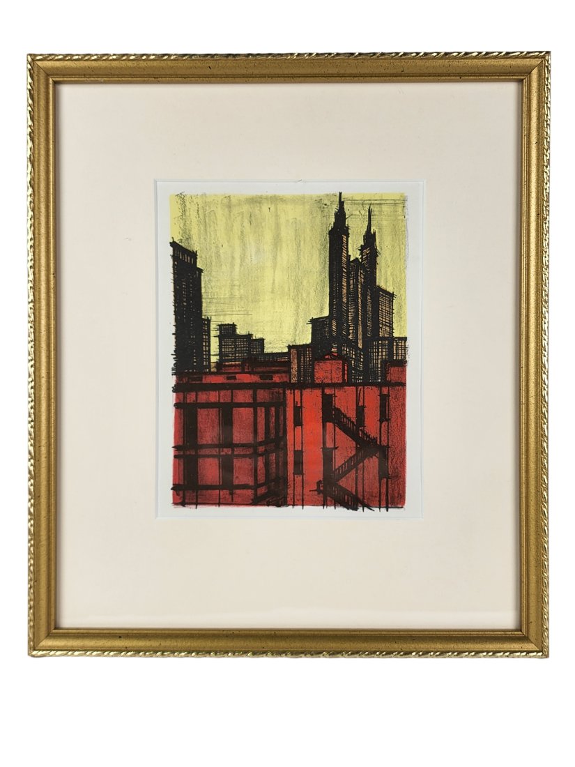 Bernard Buffet Mid Century New York Print (1 of 5)