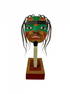 Val Stickings Native American Kwaguilth Portrait Rattle