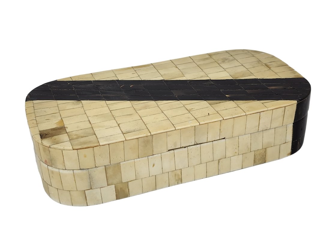 Tessellated Horn Box Maitland Smith (1 of 6)