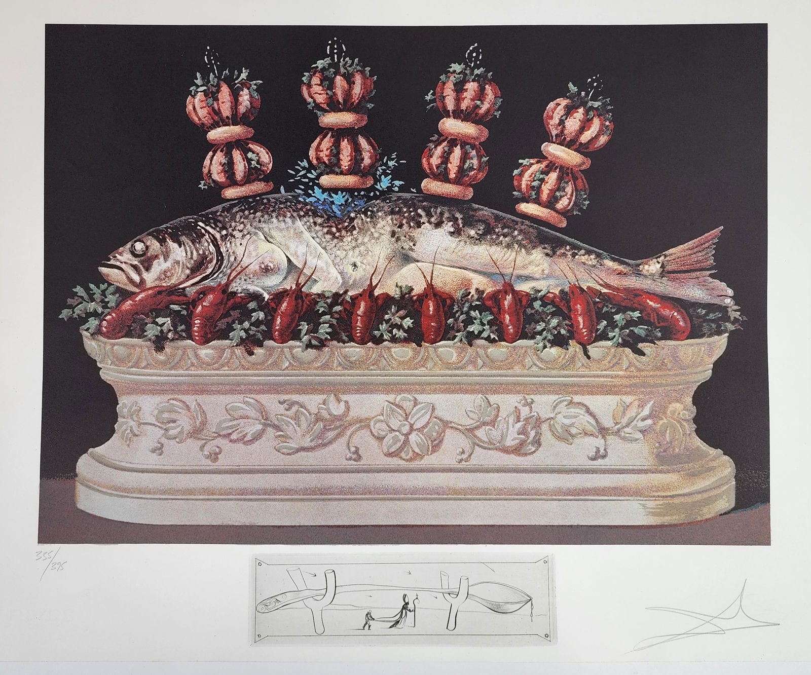 Salvador Dali Les Panches 1975 Signed Lithograph (1 of 9)