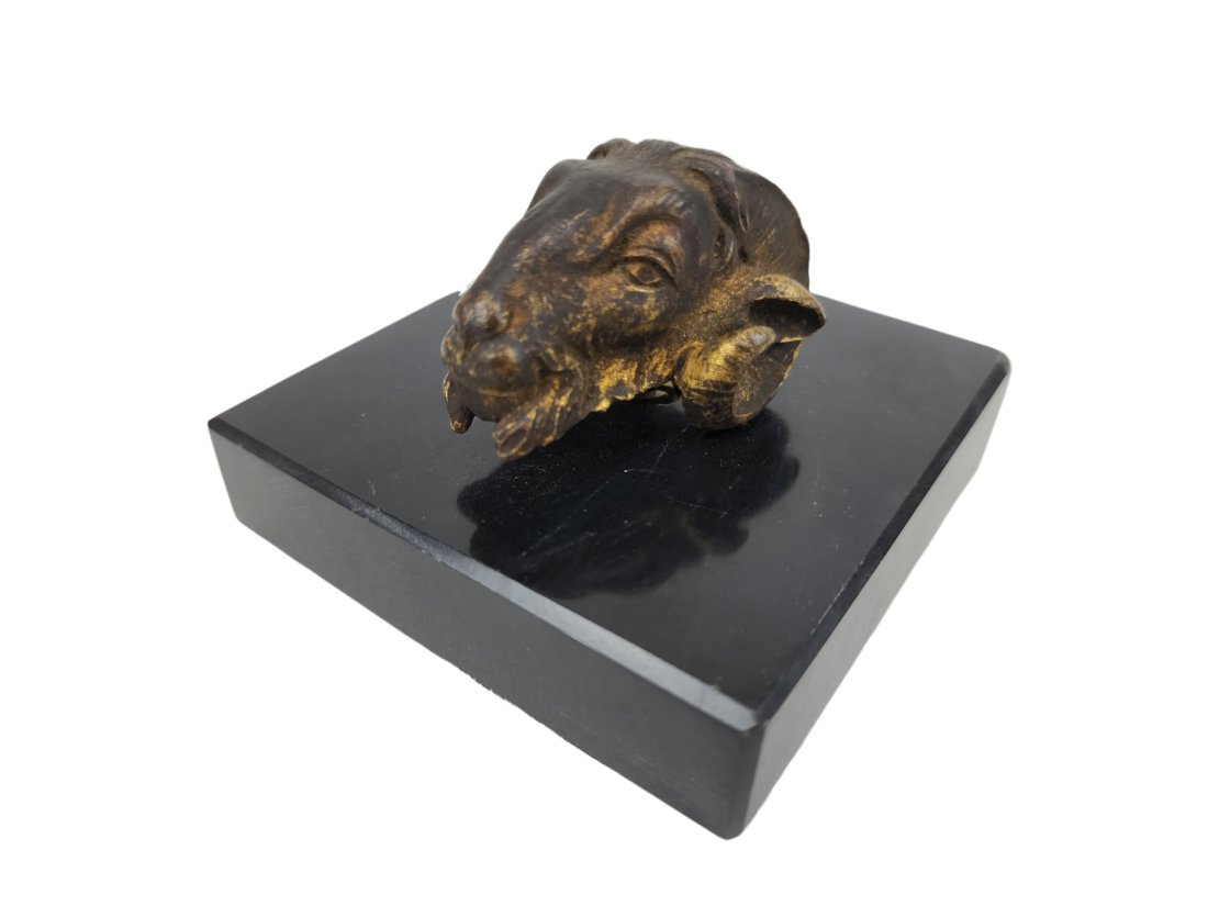 WWI Battle of Verdun Bronze Ram Helmet Ornament (1 of 6)