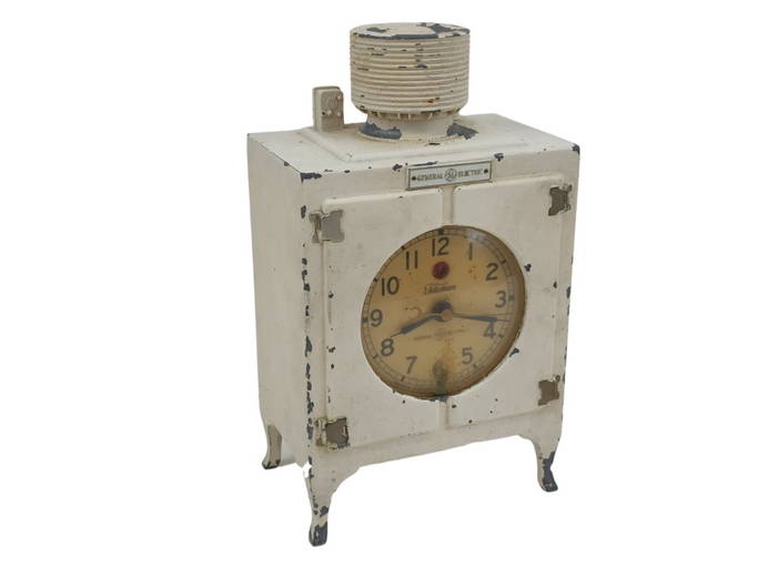 Antique General Electric Telechron Refrigerator Ice Box Clock