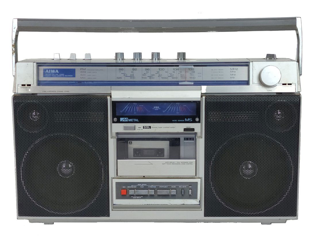 昭和レトロ　アイワAIWA　STEREO FM・AM　CR-2 昭和レトロ アイワAIWA STEREO FM・AM CR-2 - ラジオ・コンポ