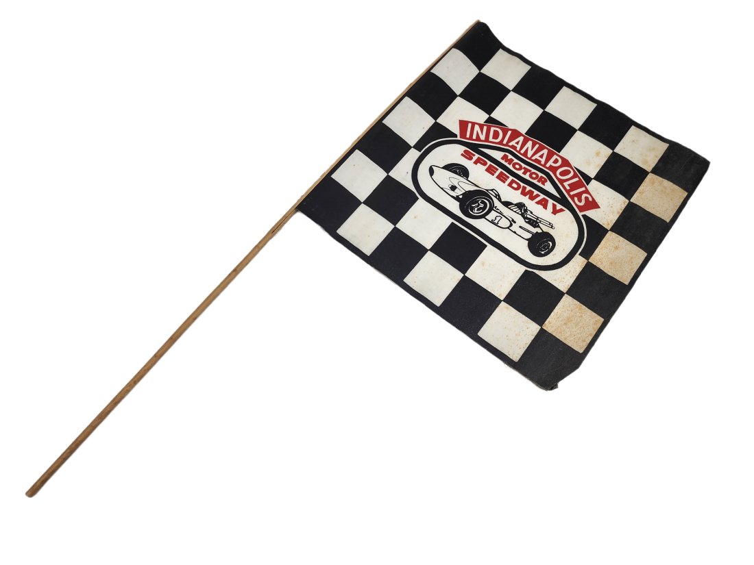 Vintage Indianapolis Motor Speedway Checkered Flag (1 of 5)