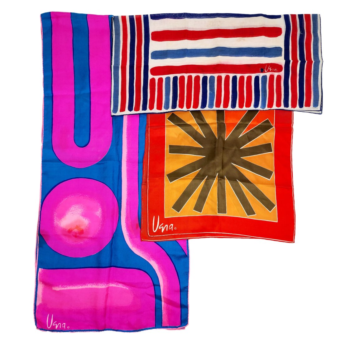 Vintage Vera Neumann Silk Scarf Group (1 of 6)