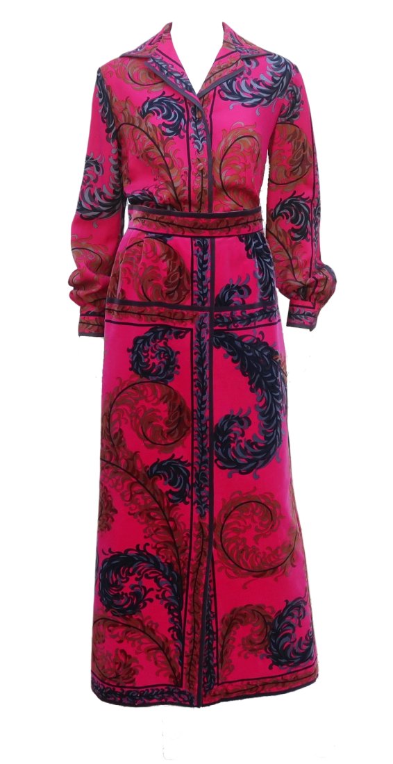 Emilio Pucci Two Piece Velvet Maxi Skirt & Wool Top, C.1970 (1 of 13)