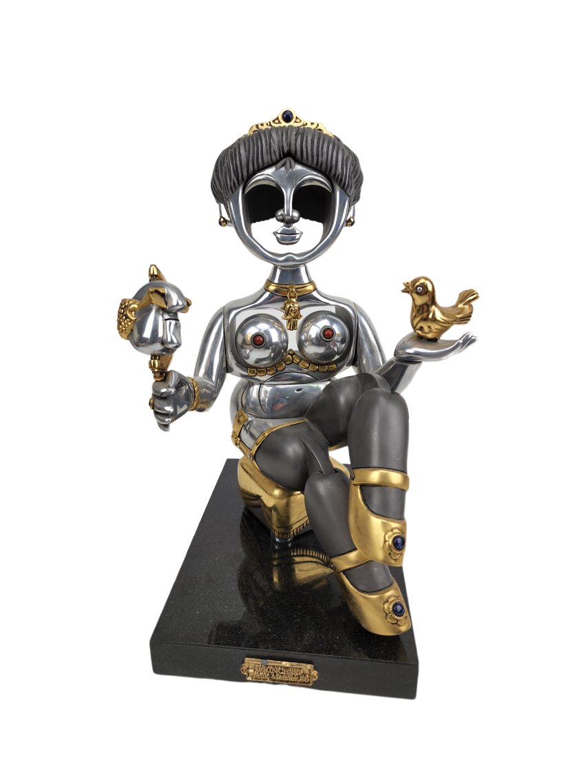 Frank Meisler 'Jewish Princess' Mixed Metal Judaica Sculpture (1 of 13)