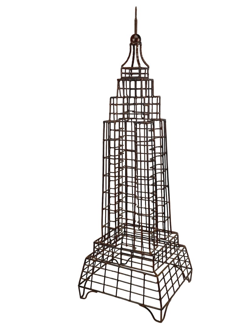 Mid Century Architectural Modern Hand Forged Wire Sculpture (1 of 9)