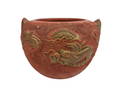 Vintage Yixing Terracotta Red Clay Dragon Bowl