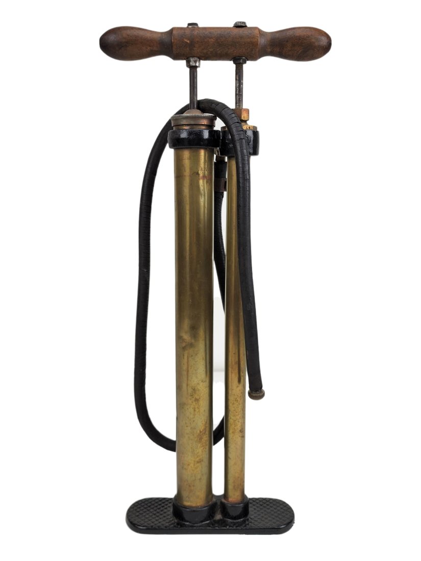 Antique Early 1900s Ansonia MFG Brass Bicycle Air Pump (1 of 9)