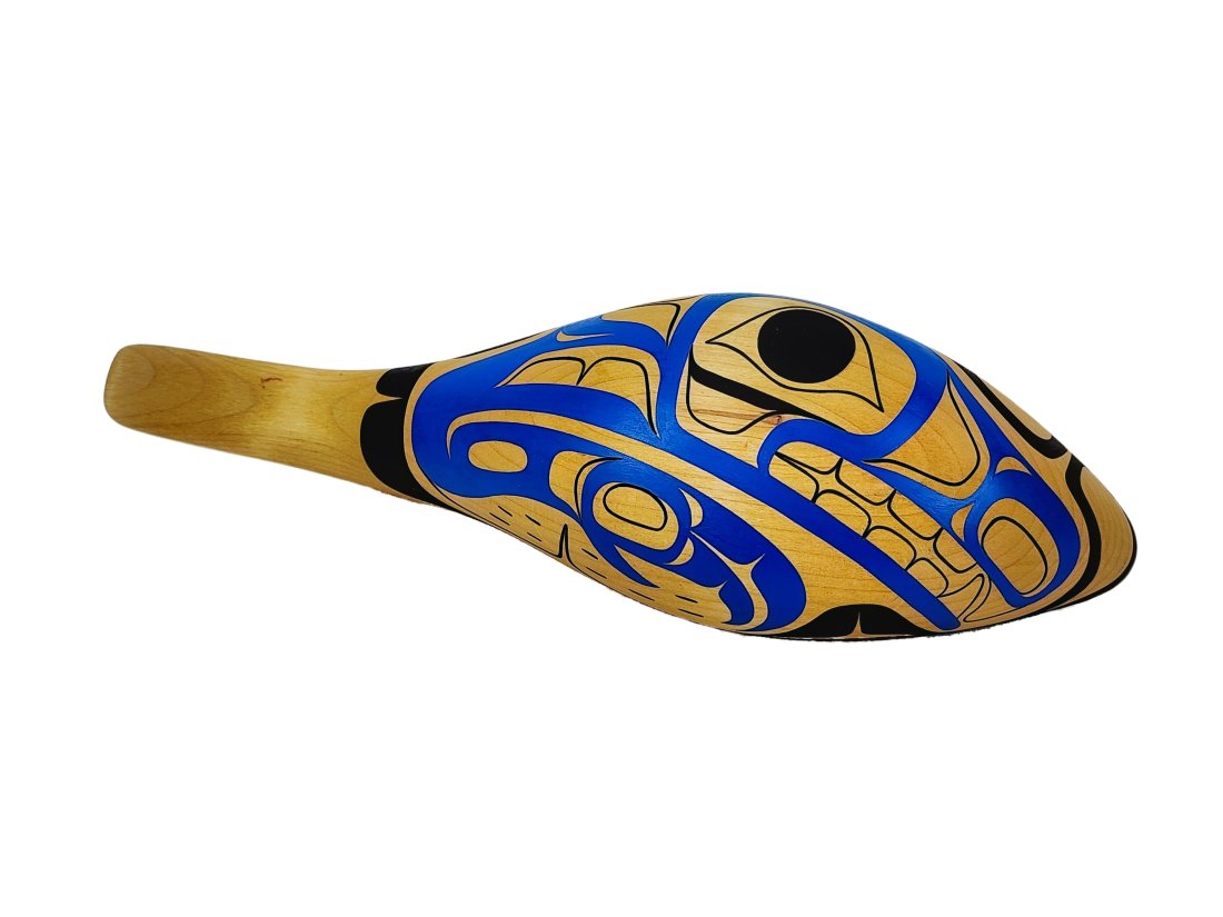 Northwest Coast First Nation Hand Carved Wood Spoon (1 of 6)