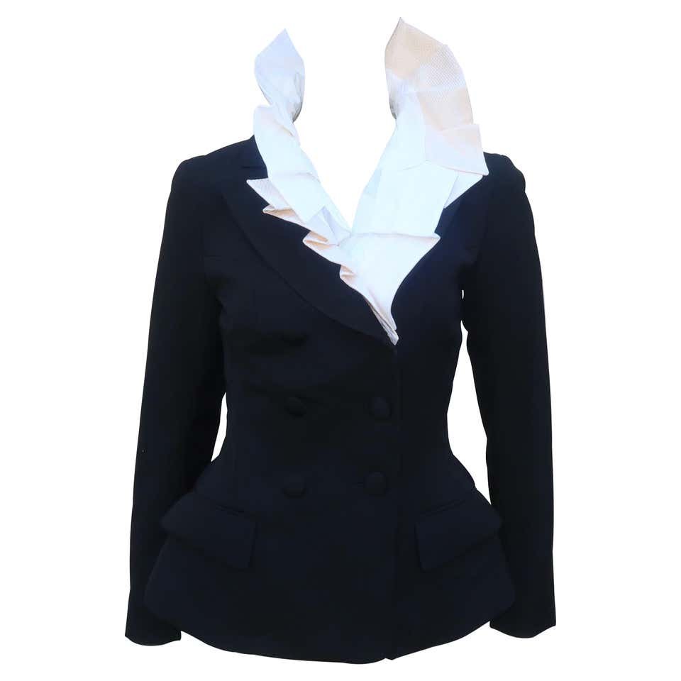 Louis Vuitton Tux Jacket With Pique Collar & Bustle (1 of 15)