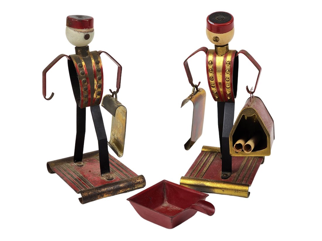 Pair of Philip Morris Bell Boy "Johnny" Match Holders (1 of 7)