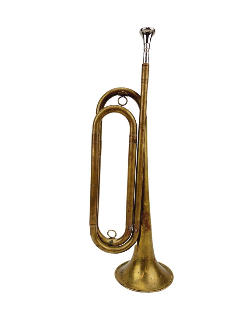 U.S. Regulation Military Brass Bugle Horn (1 of 6)