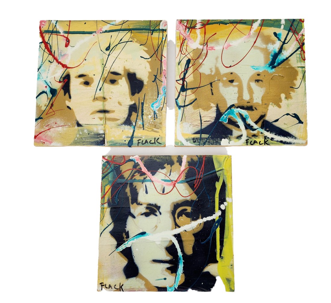 Paul Flack Pop Art Graffiti Wood Plaques (1 of 7)