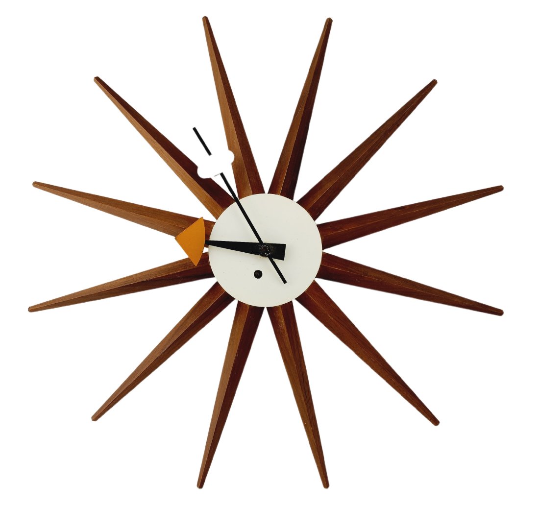 George Nelson Howard Miller Sunburst Spoke Clock (1 of 8)