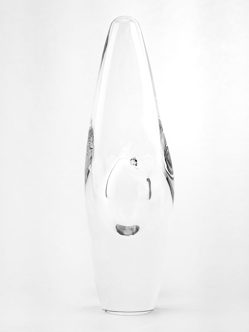 Timo Sarpaneva for Littala Art Glass Orchid Sculptural Bud Vase (1 of 5)