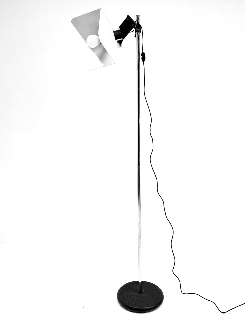 Joe Colombo for Stilnovo 'Triedro' Floor Lamp in White (1 of 11)