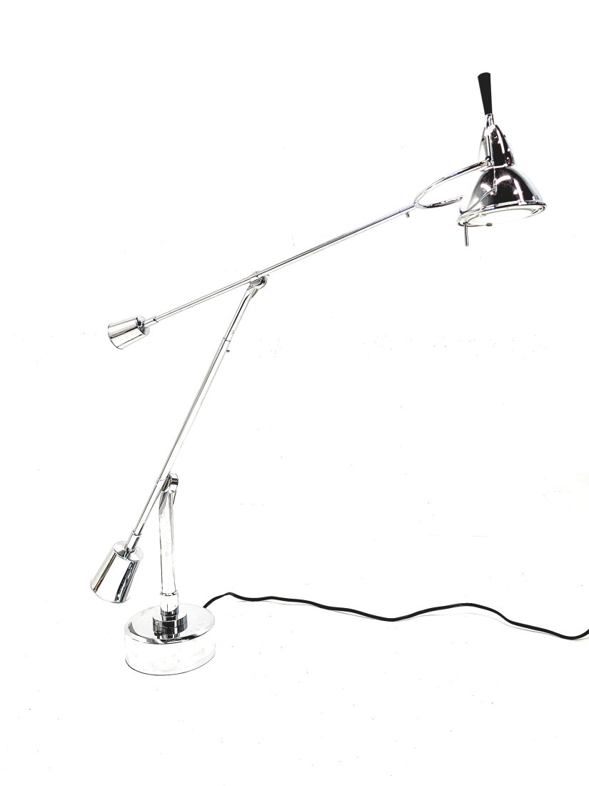 Modern Chrome Lamp After Eduard Buquet (1 of 5)