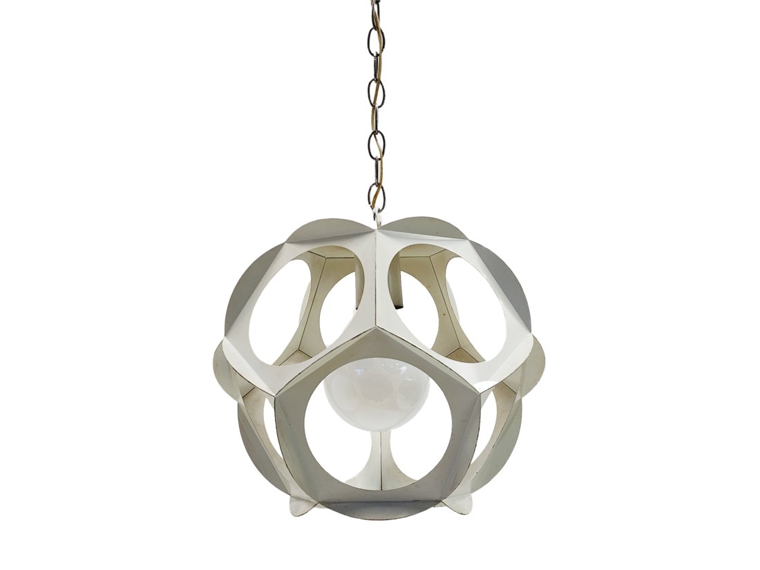 Geometric Retro Light Pendant in the style of Preben Dahl (1 of 8)