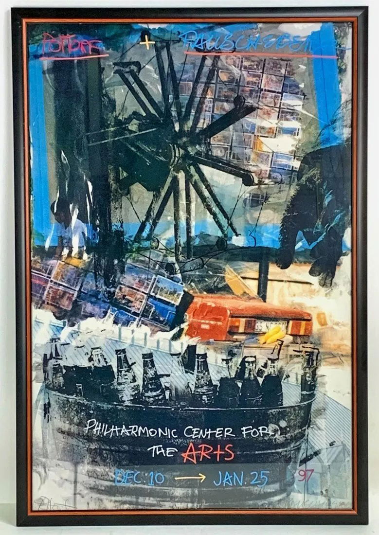 Robert Rauschenberg Signed Art Exhibistion Poster (1 of 6)