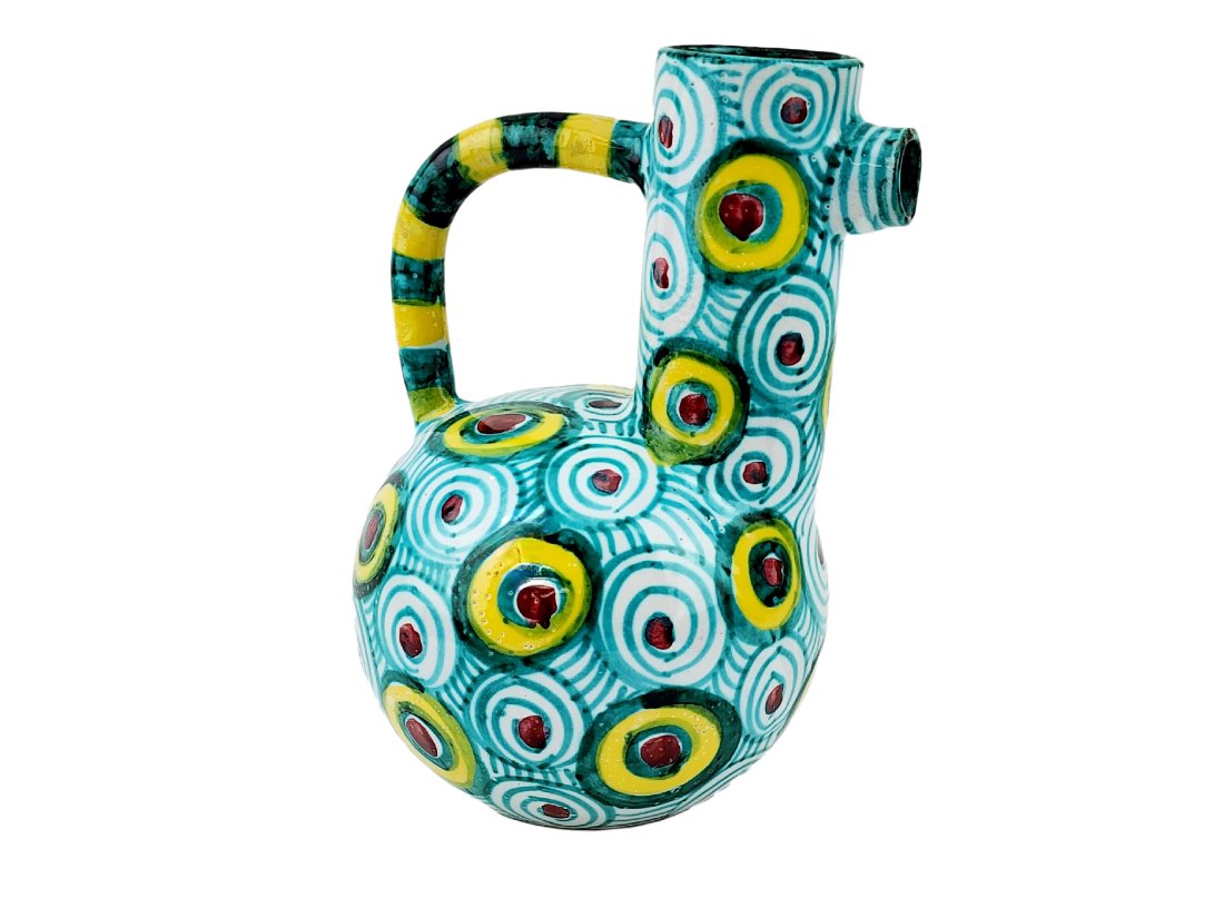 Italian Art Pottery Modernist Pitcher (1 of 6)