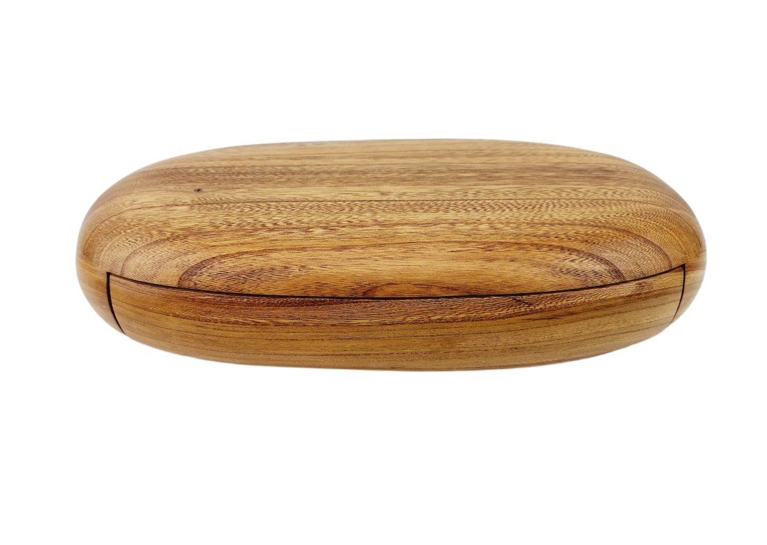 Dean Santner Wood Carved 'Egg Box' Dresser Box (1 of 8)