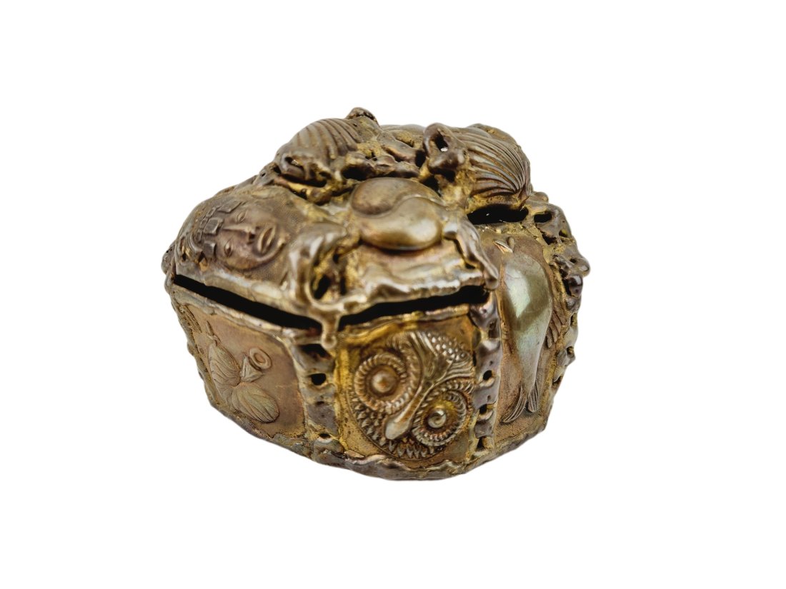 Pal Kepenyes Brutalist Style Brass Box Sculpture (1 of 10)