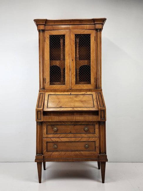 Vintage Pompilio Zavanella Nogara Neoclassical Style Secretary Desk (1 of 14)