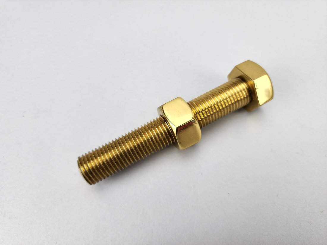 Vintage Brass Bolt Corkscrew Bottle Opener Italy (1 of 7)