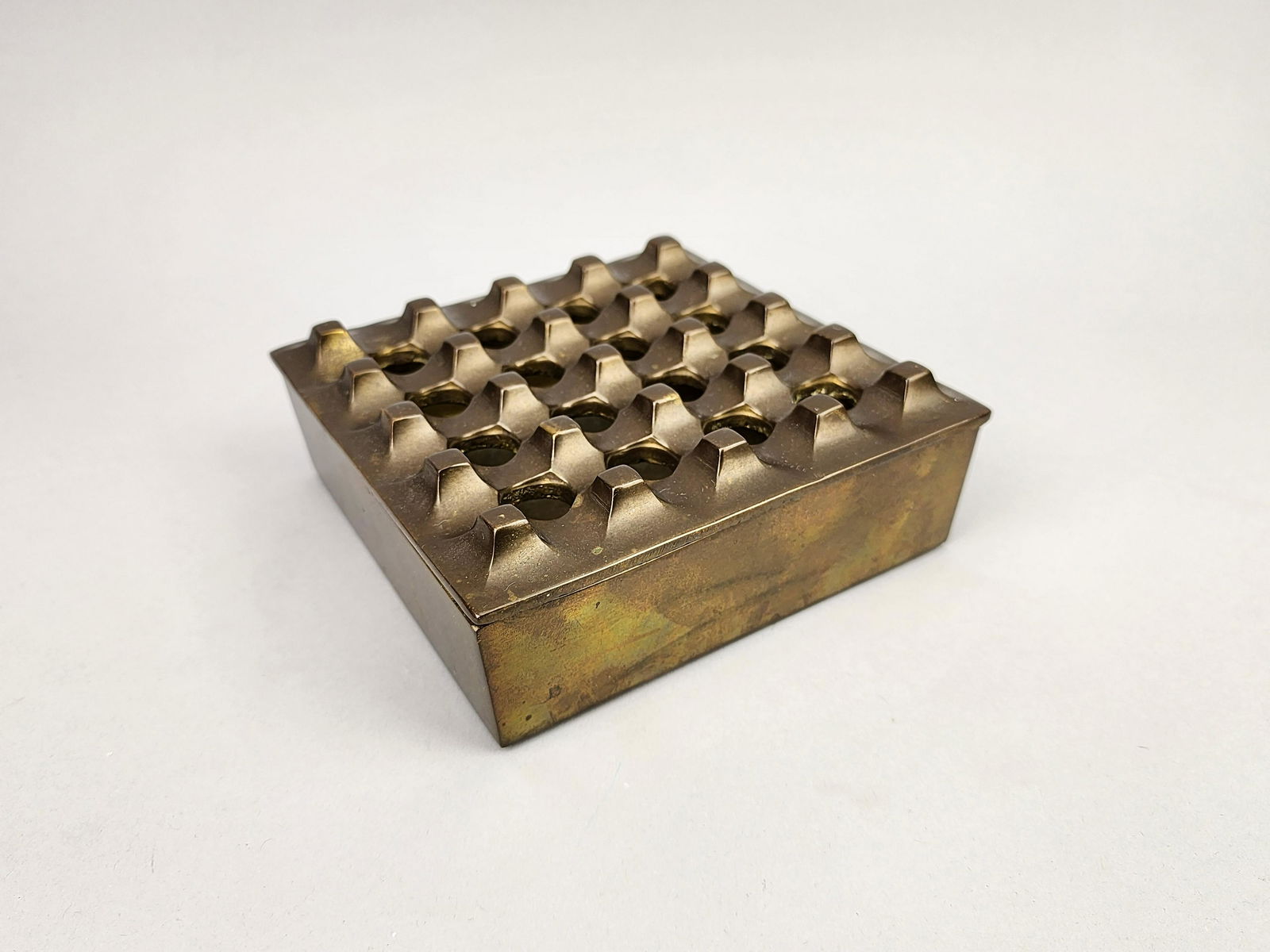 Bo Ljungberg for Beck & Jung Ultima 15 Brass Scandinavian Modern Ashtray (1 of 7)