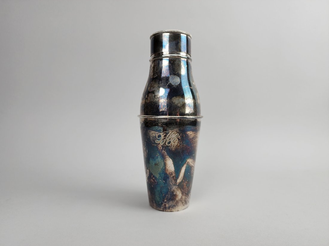 Antique Art Deco Silver Plated Cocktail Shaker (1 of 6)