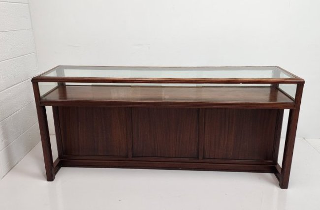 Antique Art Deco Era Mahogany Jewelry Store Large Display Case (1 of 10)