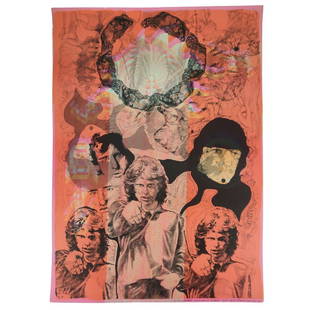 Vintage Headshop Poster 1968 Jim Morrison Eugene Hawkins, The Zoo: Vintage Jim Morrison head shop poster. Measures 21 1/4" x 28 1/8".