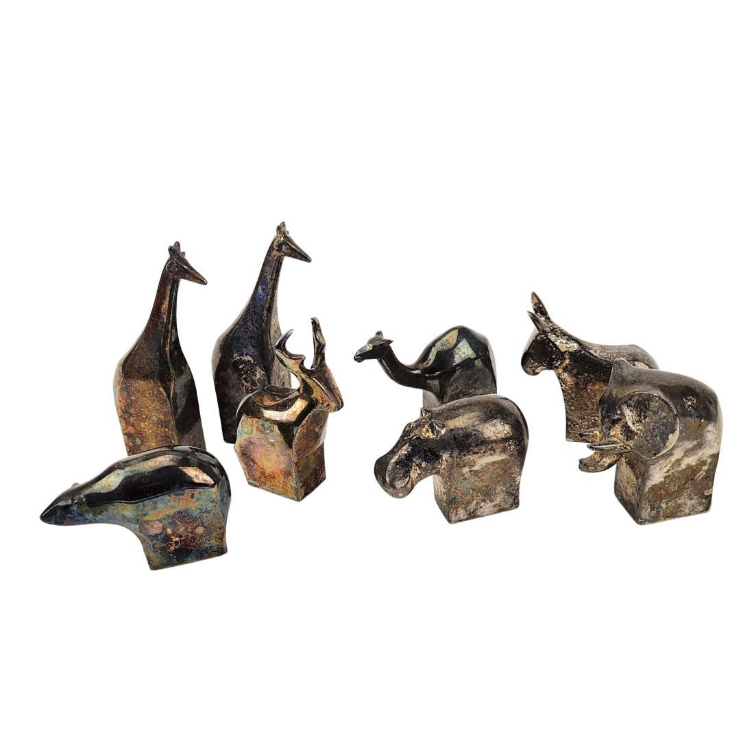 Vintage DANSK JHQ Mid Century Group of 8 Stylized Animal Figures (1 of 8)