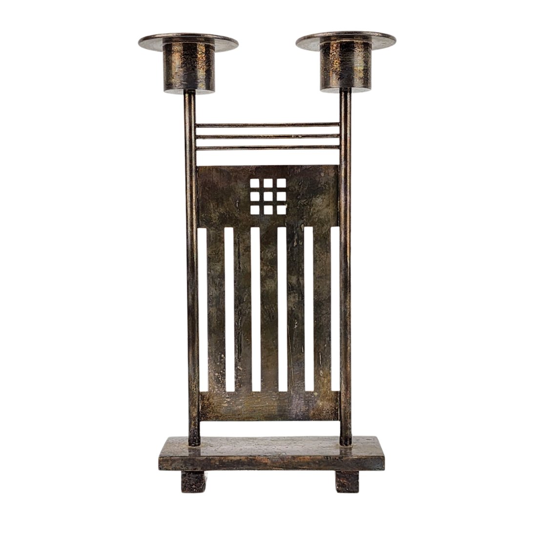 Richard Meier for Swid Powell Silver Plated Candle Holder (1 of 5)