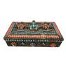 Vintage Tibetan Turquoise & Coral Metal Work Box