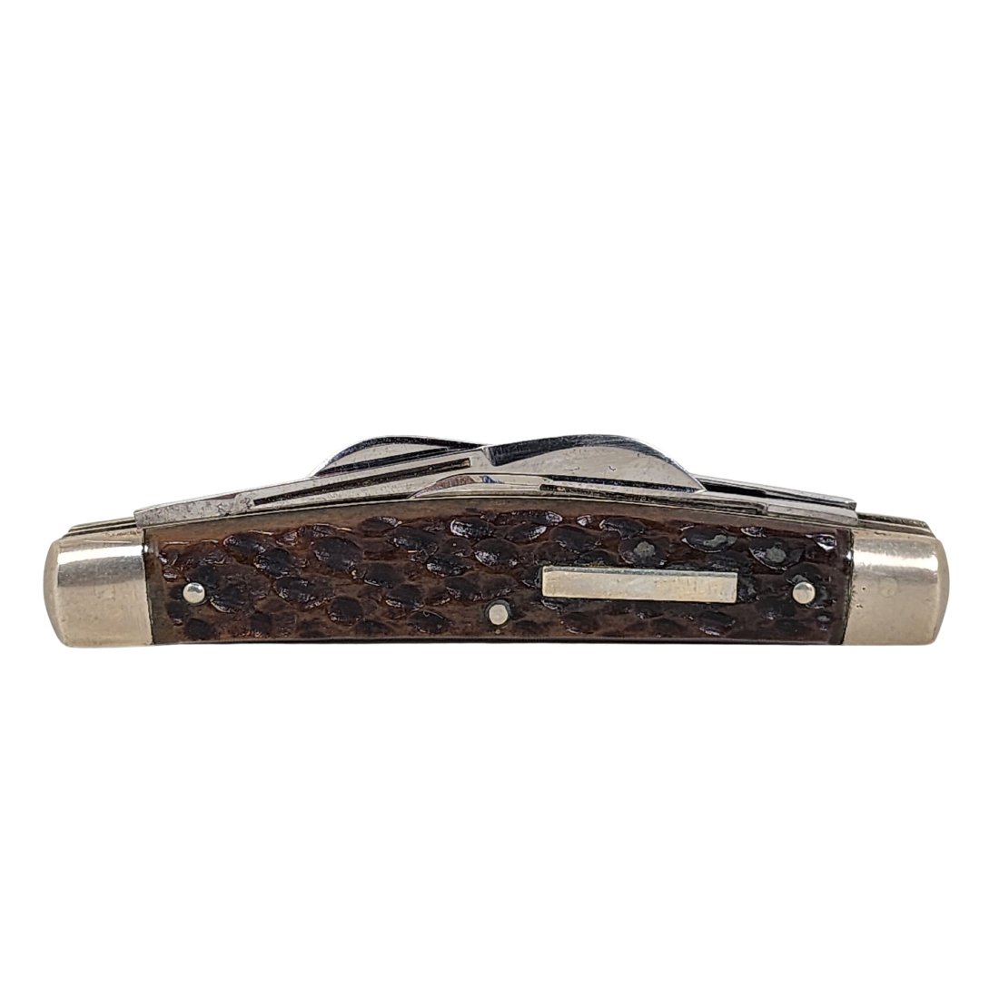 Vintage J.A Henckels Stag Handle 4 Blade Congress Pocket Knife (1 of 6)