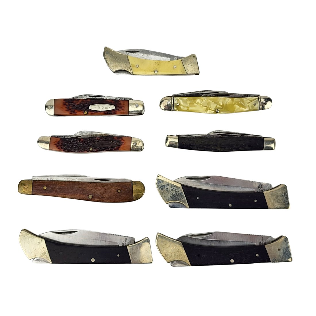 Vintage Ka-Bar Pocket Knife Lot of 9 (1 of 5)