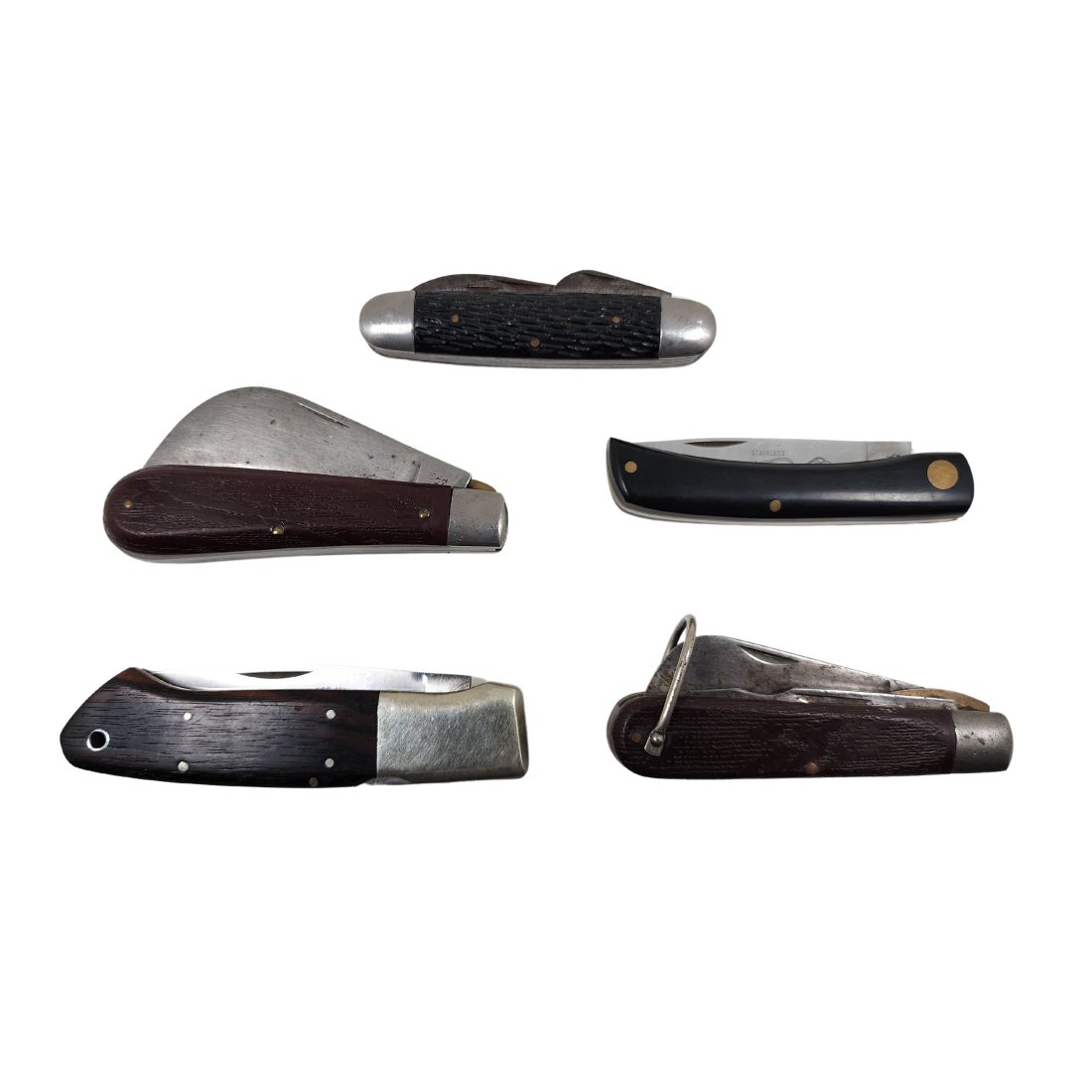 Estate Pocket Knife Lot of 5 Utility Knife, Case Xx, Klien Tools (1 of 9)